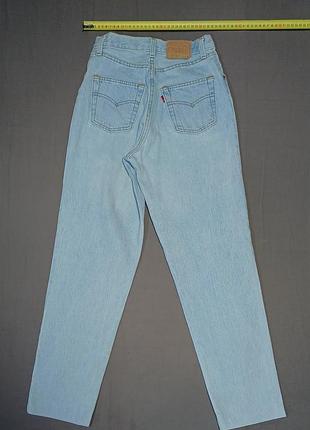 Талия 68 сm vintage 80s levis levis 901 901-5909 size w27 l30 made in Ausa 
 голубые женские джинсы