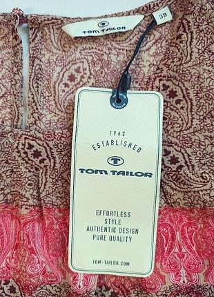 Нова блузка блуза туніка від tom tailor 38 р-р бренд оригінал