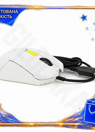 Ve игровая мышь проводная phantom new version ii vx6 белая 7 кнопок 400-7200 dpi для геймеров с rgb по n6w_ver