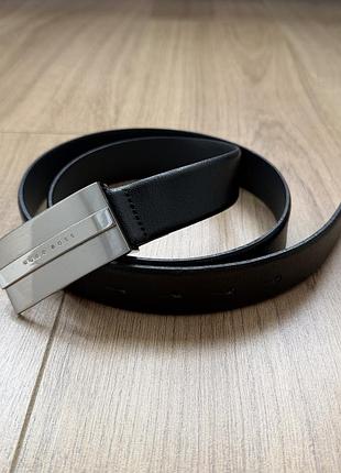 Шкіряний ремінь hugo boss baxter leather belt