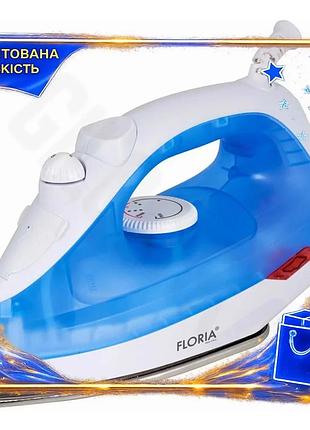 Ve паровой утюг floria 1600w new version синий для глажки одежды и тканей утюг с паром n6w_ver