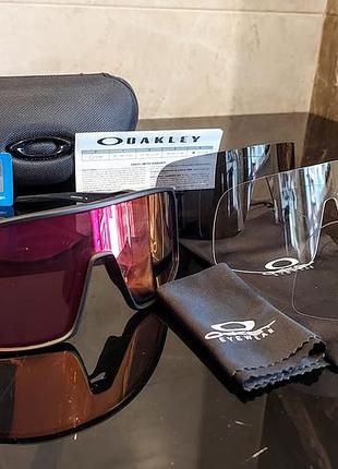 Окуляри фотохромні oakley sutro prizm 4 лінзи, для вело, бігу, серфінг