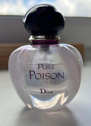 Парфум dior pure poison 30 мл (залишок 20-25 мл)