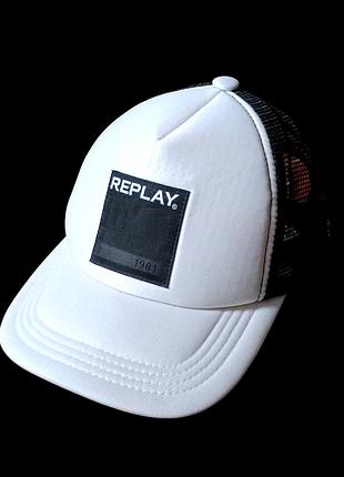 Кепка replay am4156.000.a0321 1185 os белая (8054381566459) бейсболка