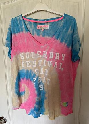 Футболка by superdry , размер xl, cotton