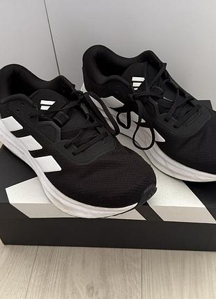 Кросівки adidas чорні 44-44.5 з технологією cloudfoam чоловічі літні