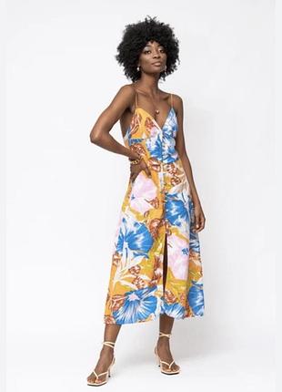 Сарафан zara льон
