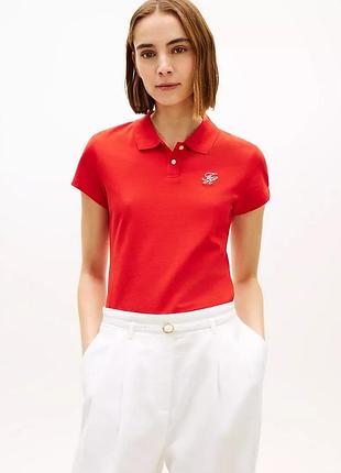Поло жіноче tommy hilfiger оригінал поточна колекція преміум лінійка
