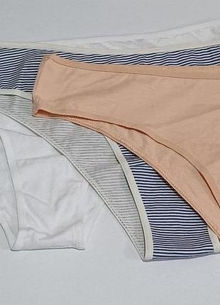 Набор трусиков 3шт. 100%бавовна m primark