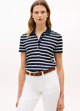 Поло футболка жіноча tommy hilfiger оригінал поточна колекція