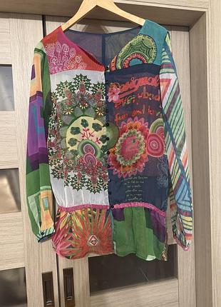 Шикарная блуза , desigual!