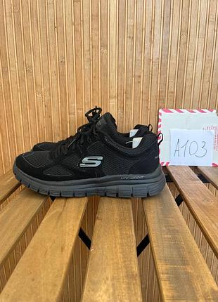Кроссовки skechers burns-agola 52635/bbk