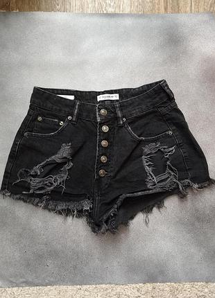 Шорты женские джинсовые pull&bear