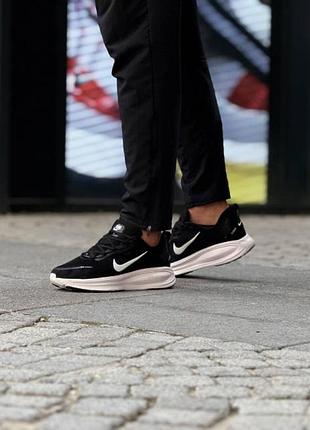 Кросівки чорно-білі сітка, легкі nike air zoom pegasus 40 wide