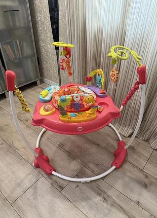 Ігровий центр стрибунці fisher price рожевий