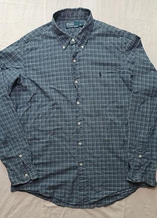 Рубашка polo ralph lauren xl в клетку