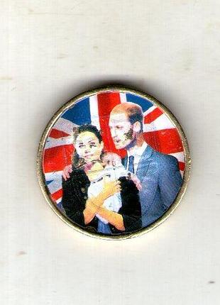 Большая британия ø королева елизавета ii 1 фунт, 2012 год никель-латунь, 9.5g, ø 22.5mm no1648