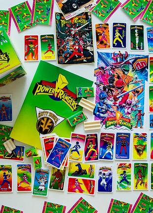 Коллекция наклеек power rangers kent