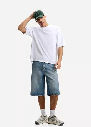 Бермуди baggy short jeans bershka нова модель  3333/180/426
