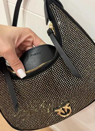 Pinko mini hobo-bag brioche