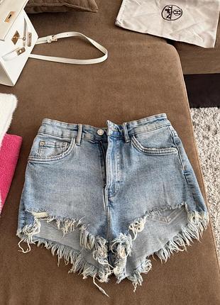 Шорти джинсові фірми zara