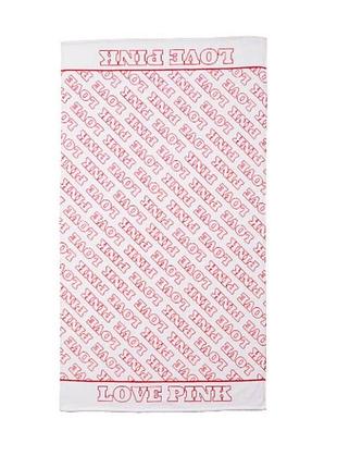 Полотенце pink victoria’s secret оригинал