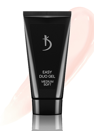 Акрил-гель kodi easy duo gel medium soft art №04 30 г пудровий  20116262