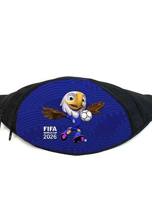 Поясная сумка бананка футбол fifa world cup 2026 01 gear bag черная