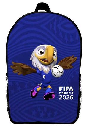 Рюкзак школьный футбол fifa world cup 2026 (school gear bag 04) черный, 39 х 27 х 14 см