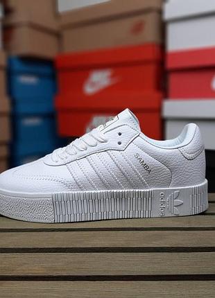 Adidas samba белые
