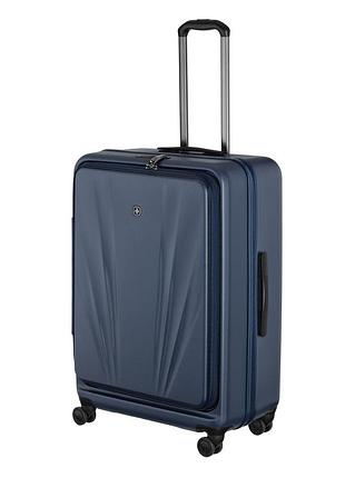 Чемодан wenger skyon hardside large, большой, поликарбонат, tsa, 4 колеса, расширение, тёмно-синий