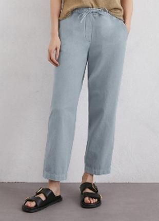Брюки з льону h&m