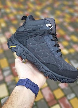 Merrell tracking високі темно сірі 5