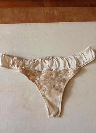 Шелковые трусики intimissimi натуральный шелк