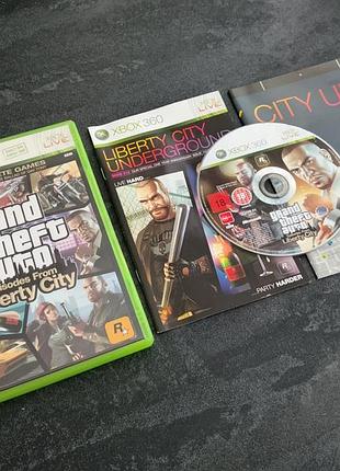 Диск grand theft auto episodes from liberty city (xbox 360)
