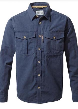 Чоловіча сорочка craghoppers kiwi ripstop l/s shirt navy blue