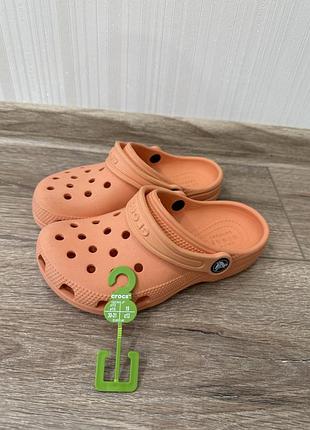 Дитячі crocs (оригінал), колір papaya, c13 (р. 30-31)