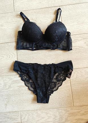 Кружевной комплект белья /набор женского белья victoria's secret