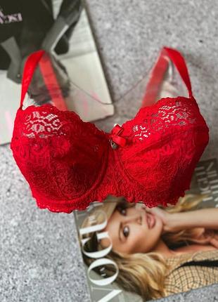 Бюстгальтер orietta avec кружевной анжелика красный 75c