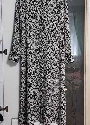 Роскошное сатиновое платье-рубашка от h&amp;m🖤💛