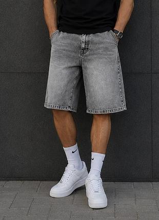 Джинсовые шорты baggy