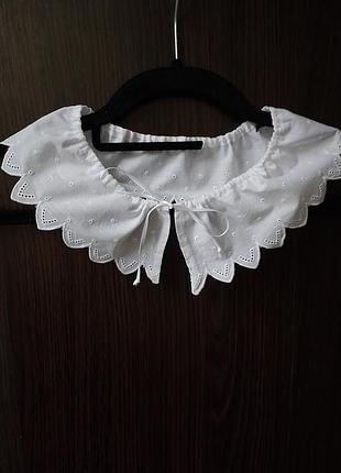 Воротничок накладной, хлопок, винтаж