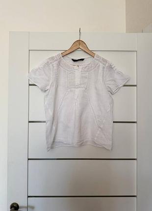 Льняная классическая рубашка от zara