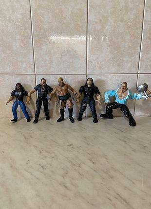 Вінтажні фігурки рестлерів wwe/wwf виробництва jakks pacific кінця 90-х років