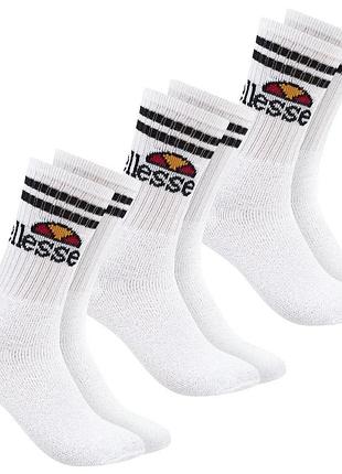 Шкарпетки набір 3 пари для чоловіка ellesse lidl sbsa3955 39-42 білий