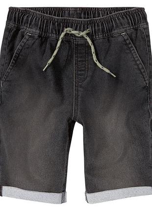 Шорти джинсові з відворотами для хлопчика pepperts lycra® 371877 128 см (7-8 years) сірий