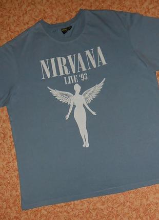 Футболка nirvana live '93/in utero/рок мерч