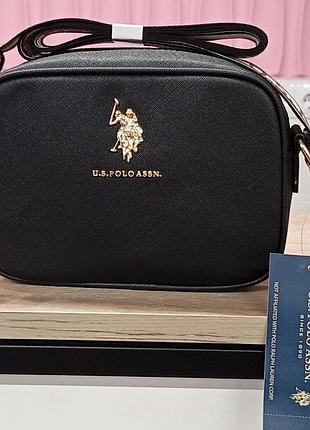 Черная сумка кросс-боди u.s. polo assn.