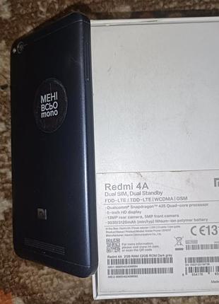 Продам xiaomi redmi 4a 3