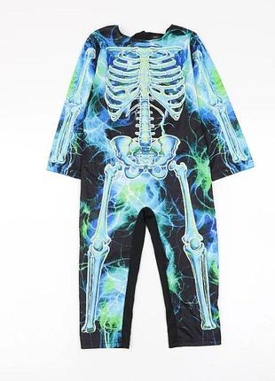 Костюм halloween скелет світиться у темряві f&f 5-6 р. 116